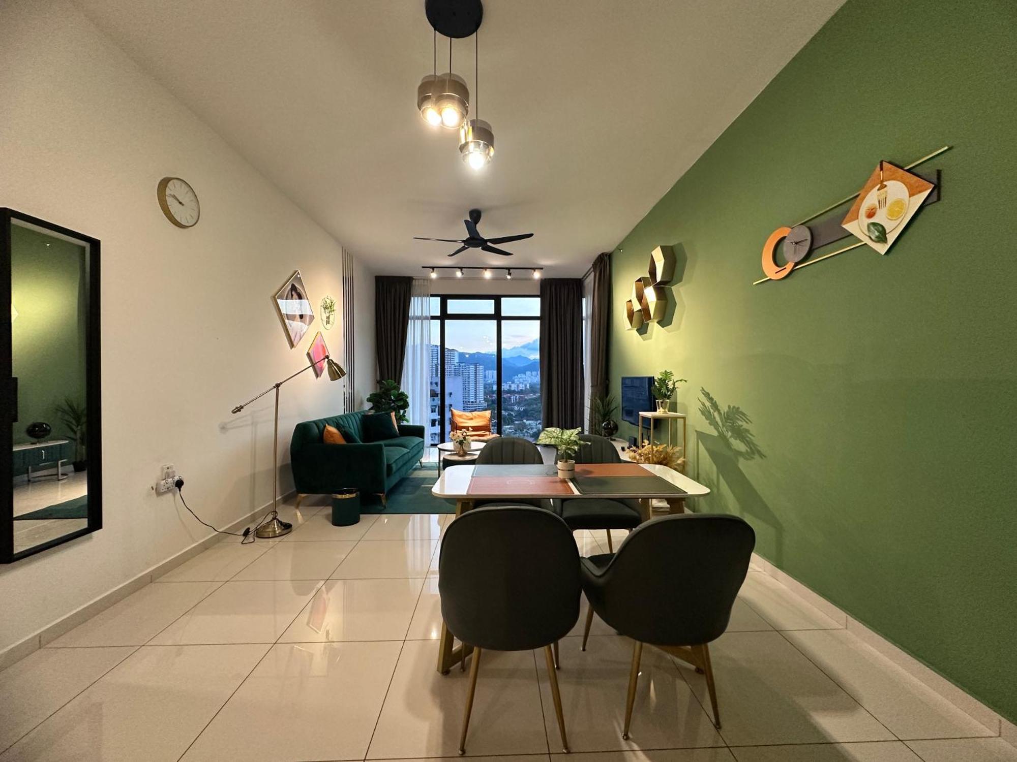 New 2Br Georgetown Warm And Lovely Homestay 10Pax-无敌美景两房民宿 Beacon Executive Suite Eksteriør billede